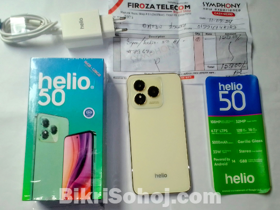 Symphony Helio50 Cosmic Gold 16GB RAM